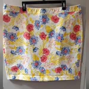 Old Navy Floral Skirt - Yellow, Blue, Pink